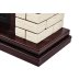 Каминокомплект Firelight Bricks 25 с очагом BFP/P-2520 камень бежевый/шпон темный дуб