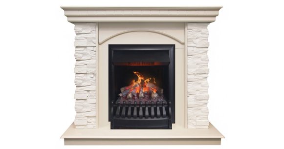 Каминокомплект RealFlame Elford STD/EUG/25&#039;5/HL WT с очагом 3D Oregan