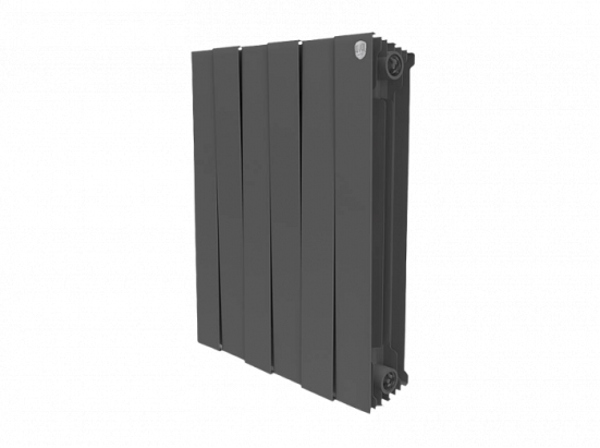 Биметаллический радиатор отопления Royal Thermo PianoForte 500 4 секции Noir Sable