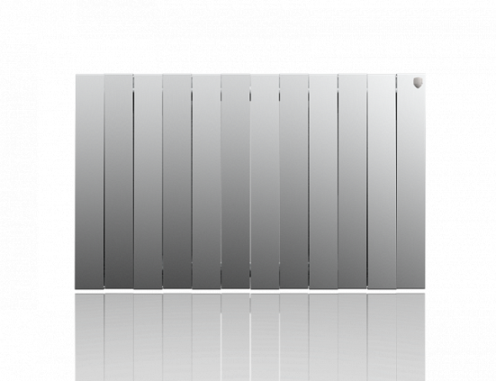 Биметаллический радиатор отопления Royal Thermo PianoForte 500 VD 12 секций Silver Satin