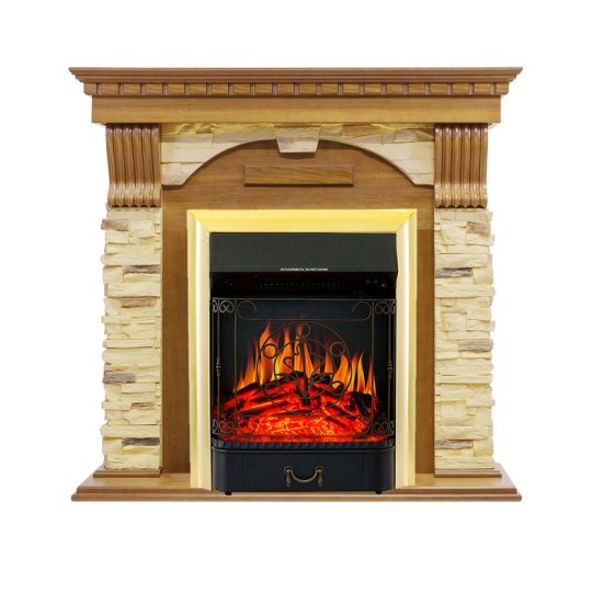 Каминокомплект Royal Flame Dublin с очагом Majestic FX Brass