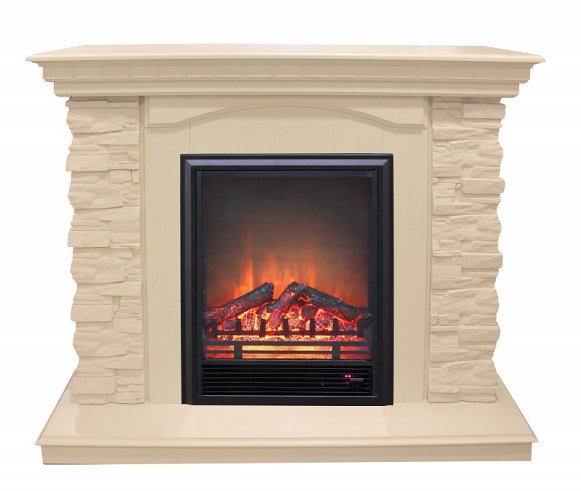 Каминокомплект RealFlame Elford STD/EUG/25&#039;5/HL WT с очагом Eugene